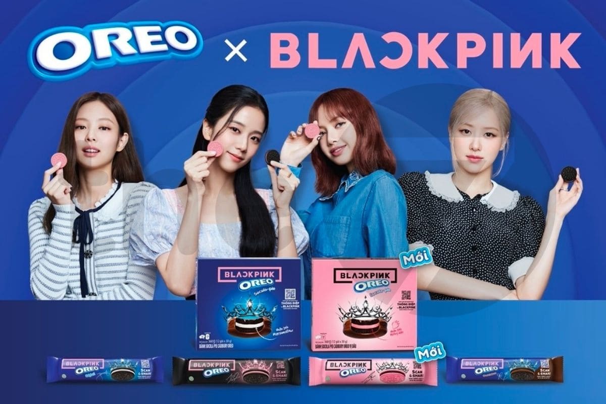 Brand Stretching Oreo hợp tác với những người nổi tiếng - nhóm nhạc Black Pink