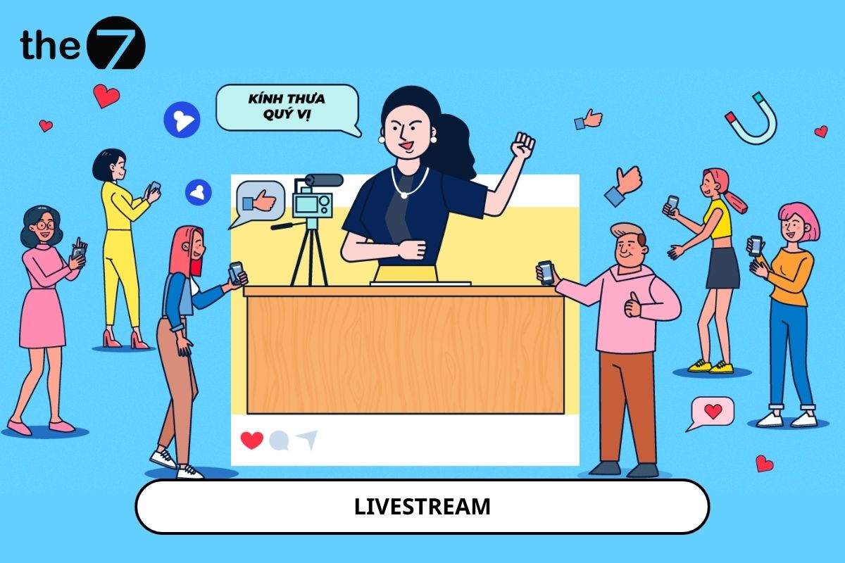Xu hướng livestream để truyền thông sản phẩm/dịch vụ rất phổ biến hiện nay