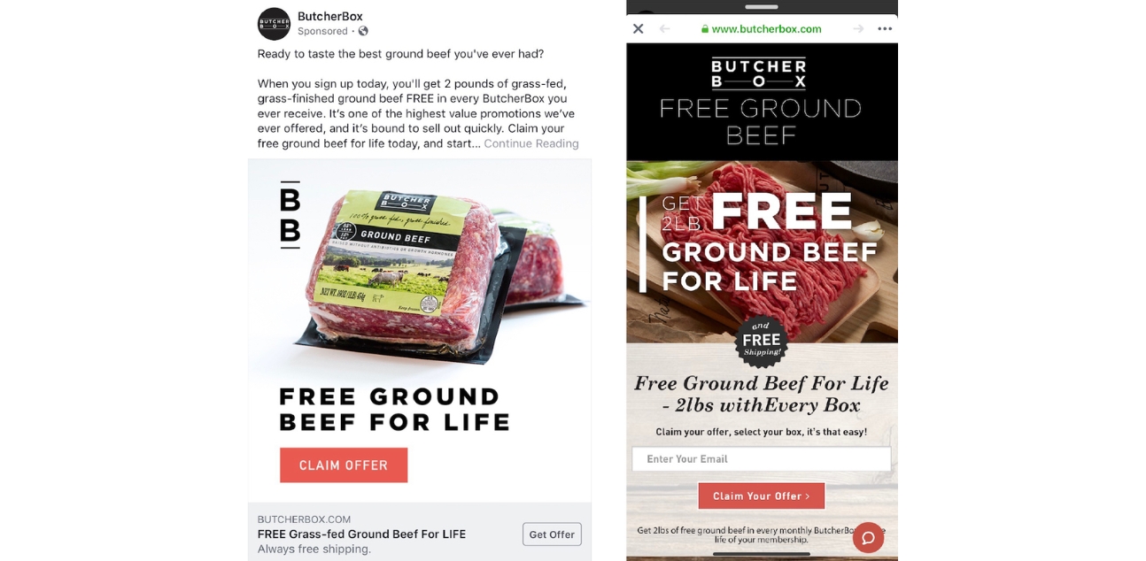 Quảng cáo Offer Claim