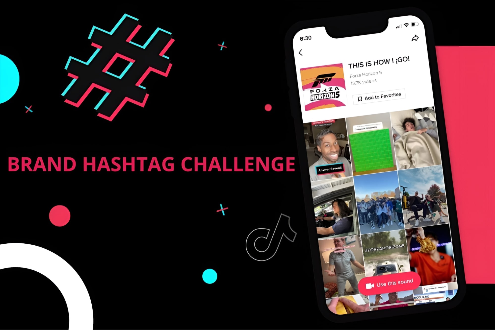 BRAND HASHTAG CHALLENGE ADS