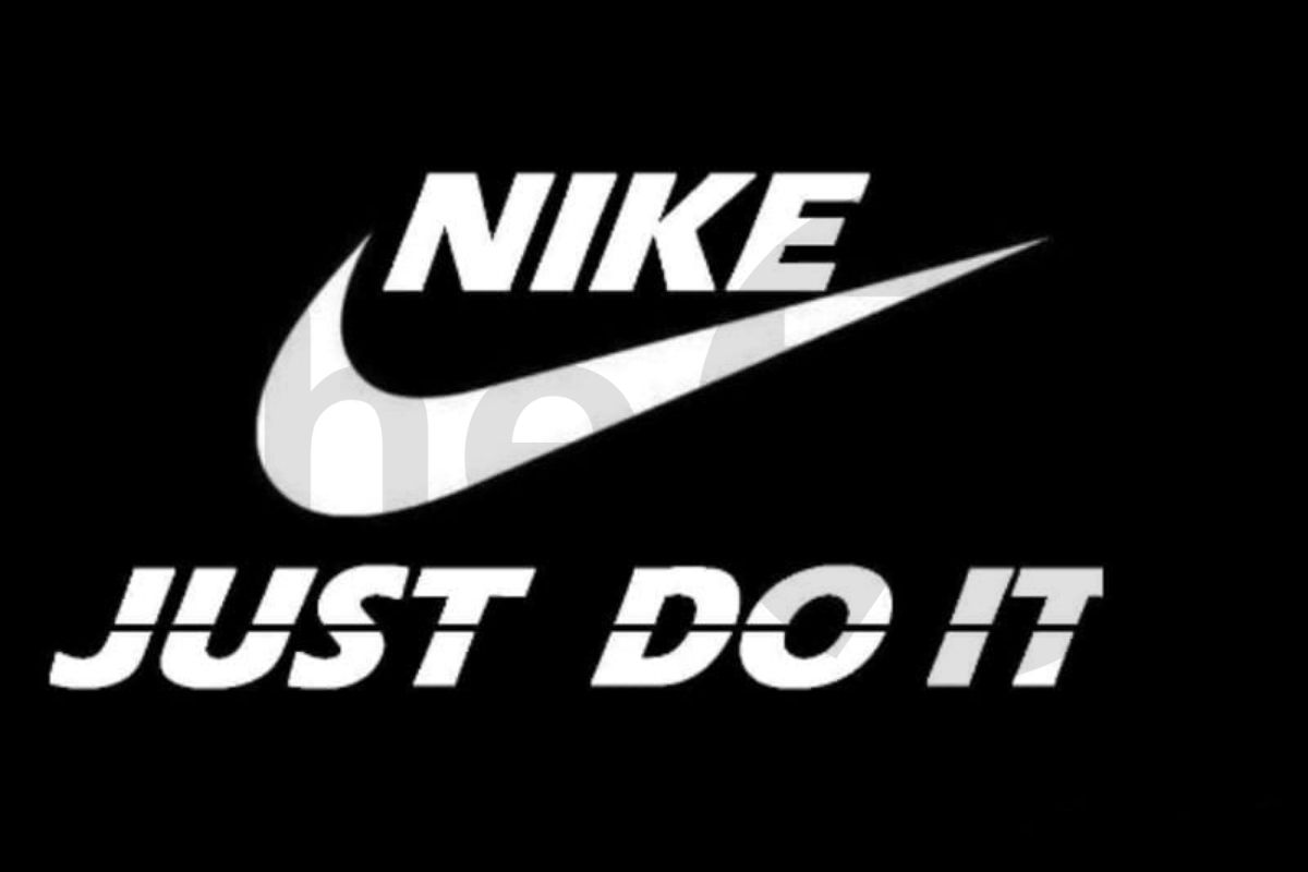 Tagline “Just do it" trên logo của thương hiệu Nike