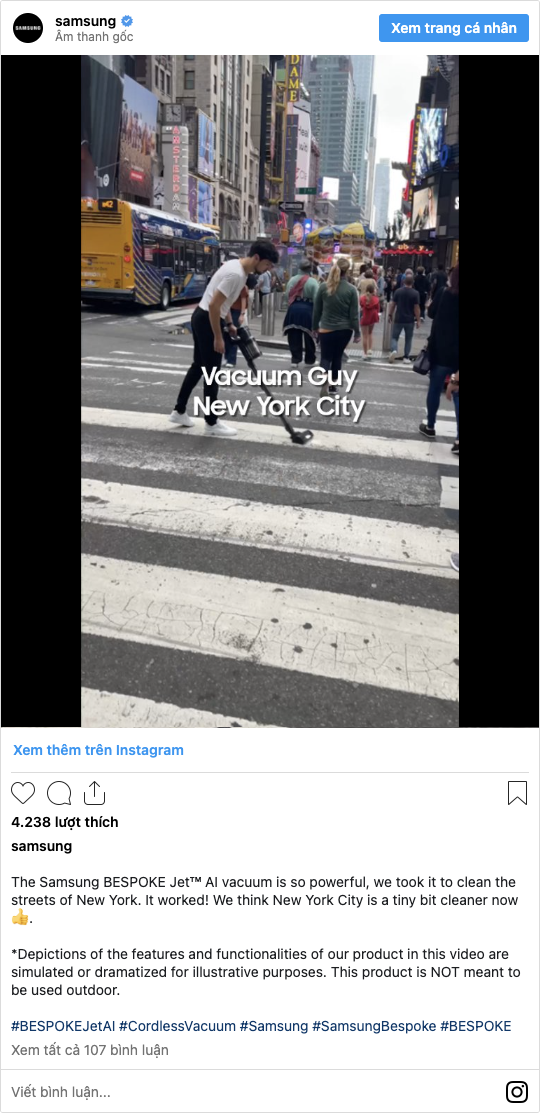 Chiến lược mạng xã hội của Samsung