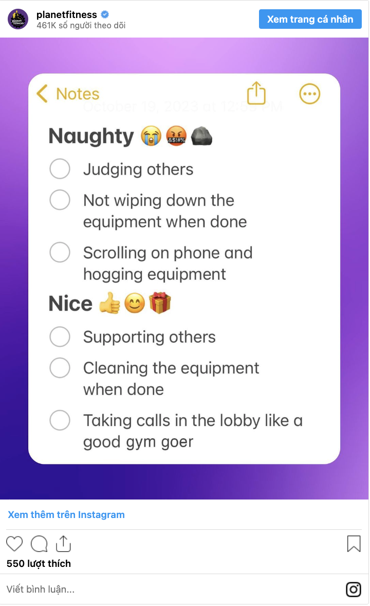 USP của Planet Fitness