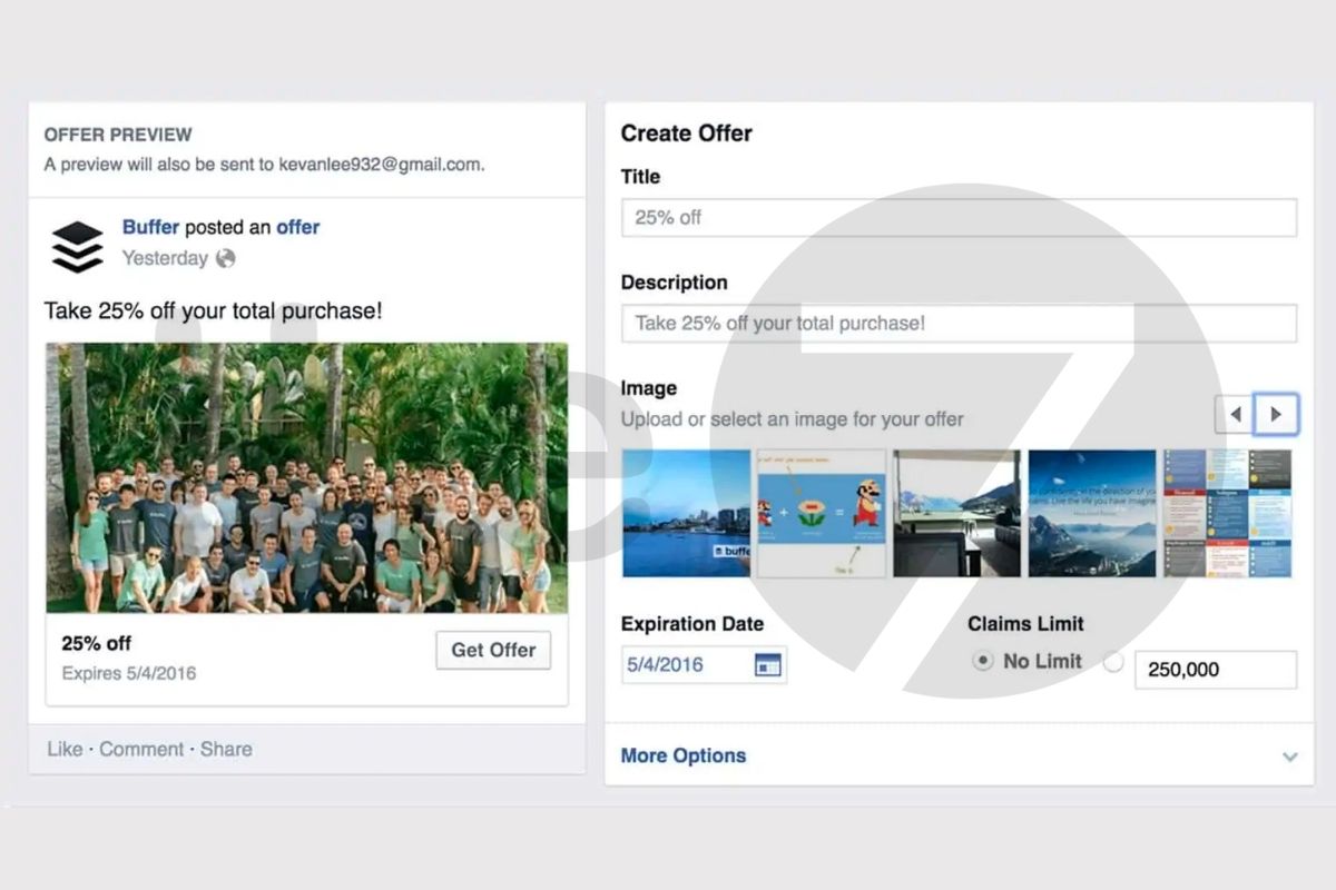 quảng cáo Offer Claim trên Facebook