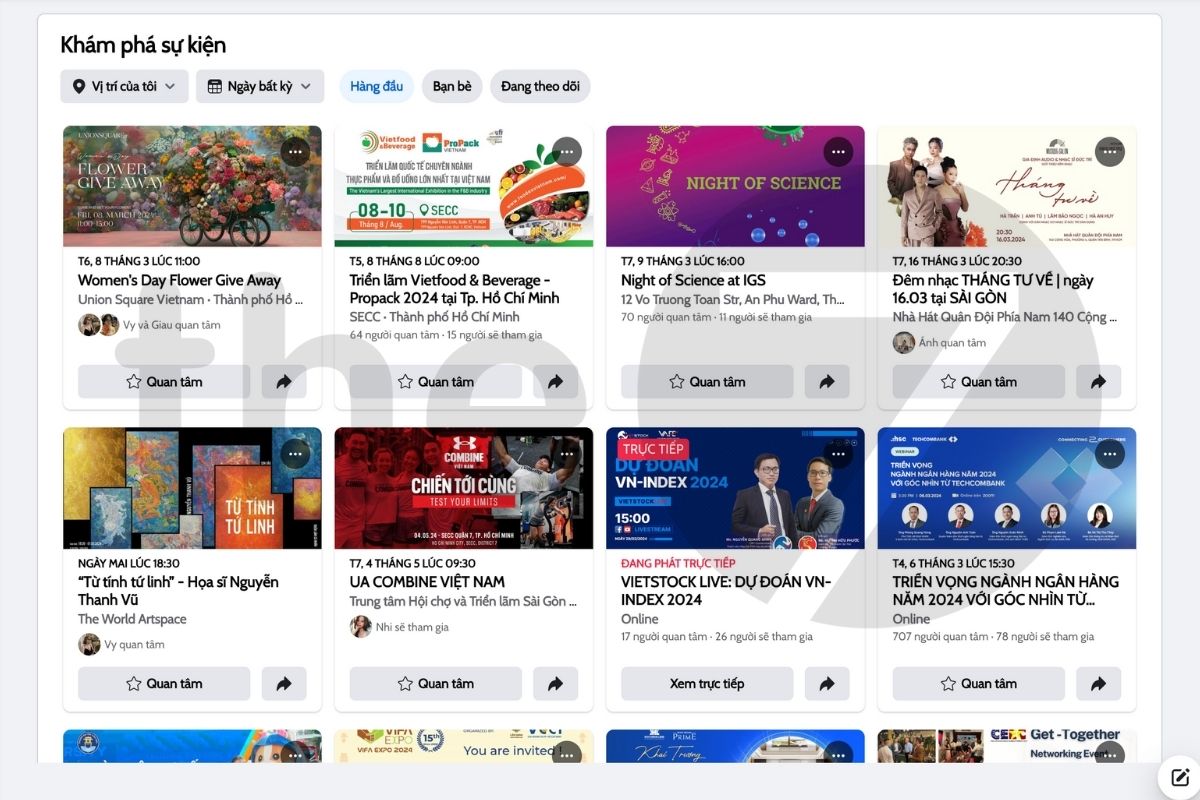 quảng cáo Event Responsive