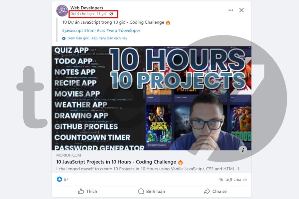 Quảng cáo đề xuất - Suggested Post