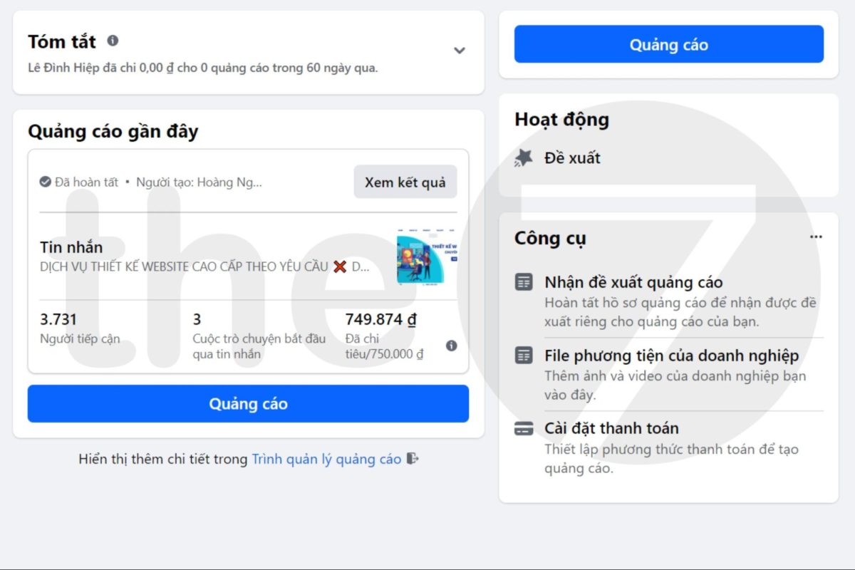 Chạy quảng cáo Facebook không bị khoá
