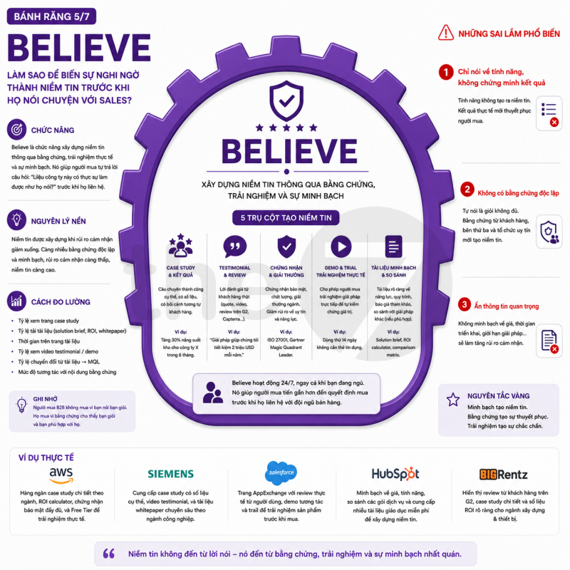 Believe _ Mô Hình Marketing 7B