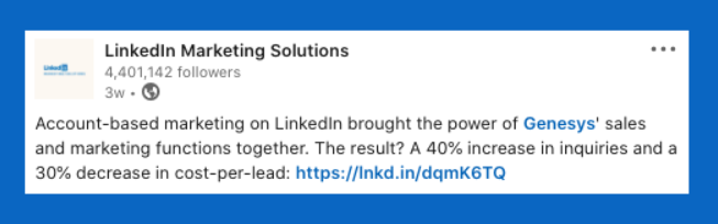 Creative Design for LinkedIn